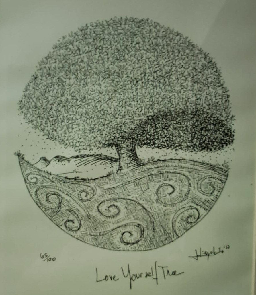Single colour Love Yourself Tree