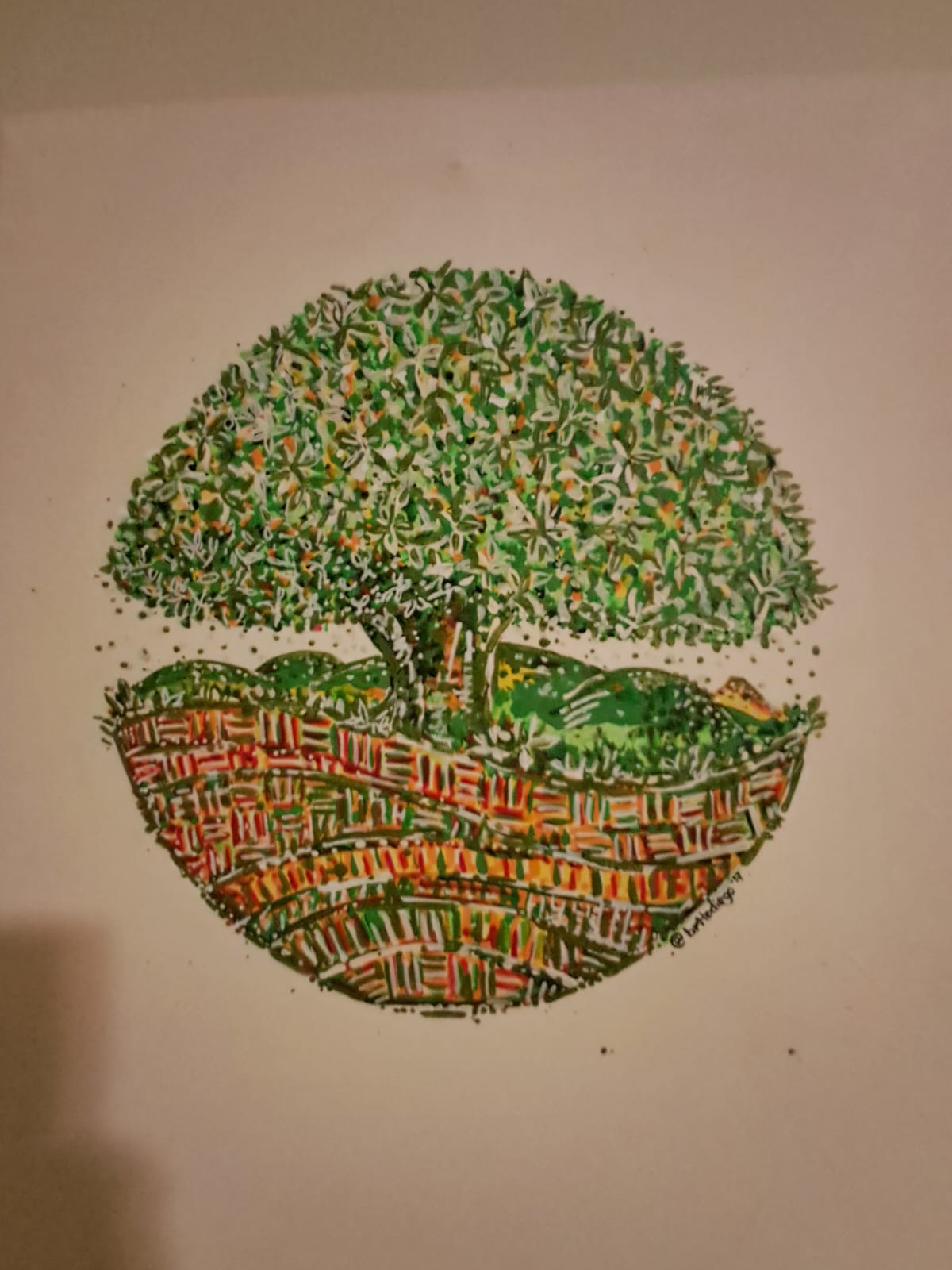 Duotone Love Yourself Tree